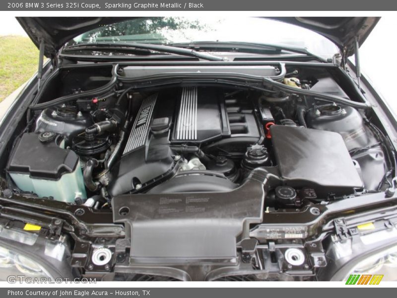 Sparkling Graphite Metallic / Black 2006 BMW 3 Series 325i Coupe