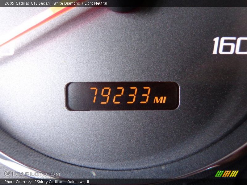 White Diamond / Light Neutral 2005 Cadillac CTS Sedan