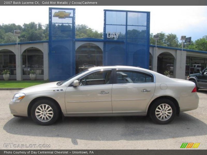 Gold Mist Metallic / Cocoa/Cashmere 2007 Buick Lucerne CX