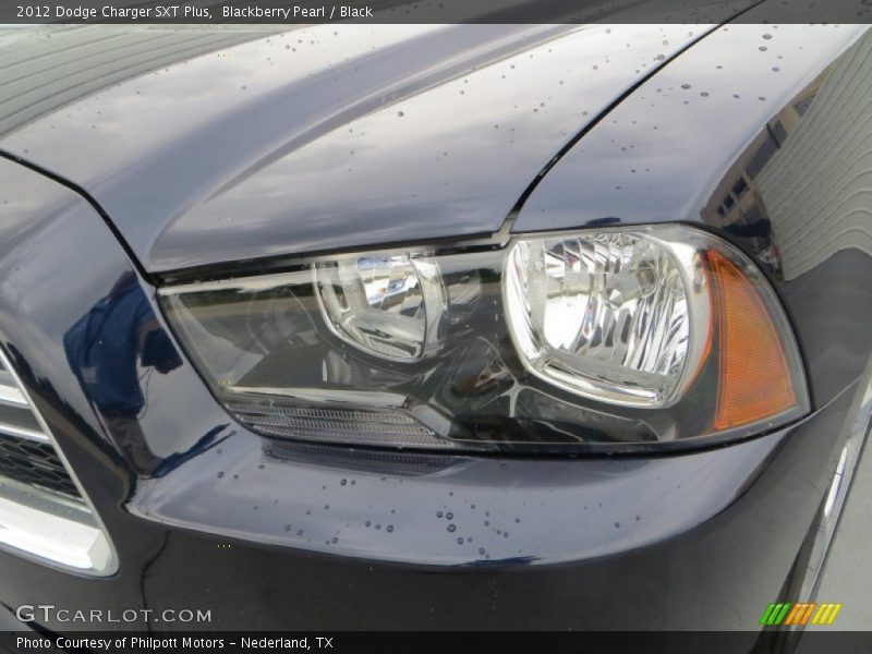 Blackberry Pearl / Black 2012 Dodge Charger SXT Plus