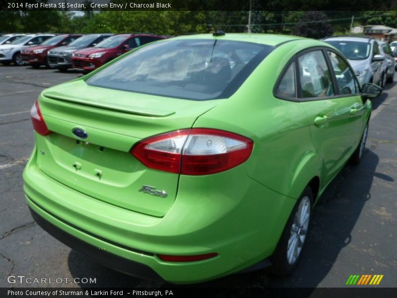  2014 Fiesta SE Sedan Green Envy