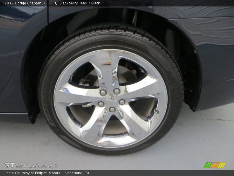 Blackberry Pearl / Black 2012 Dodge Charger SXT Plus