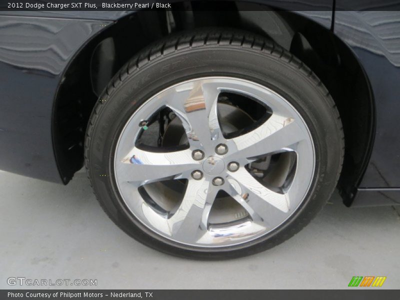 Blackberry Pearl / Black 2012 Dodge Charger SXT Plus