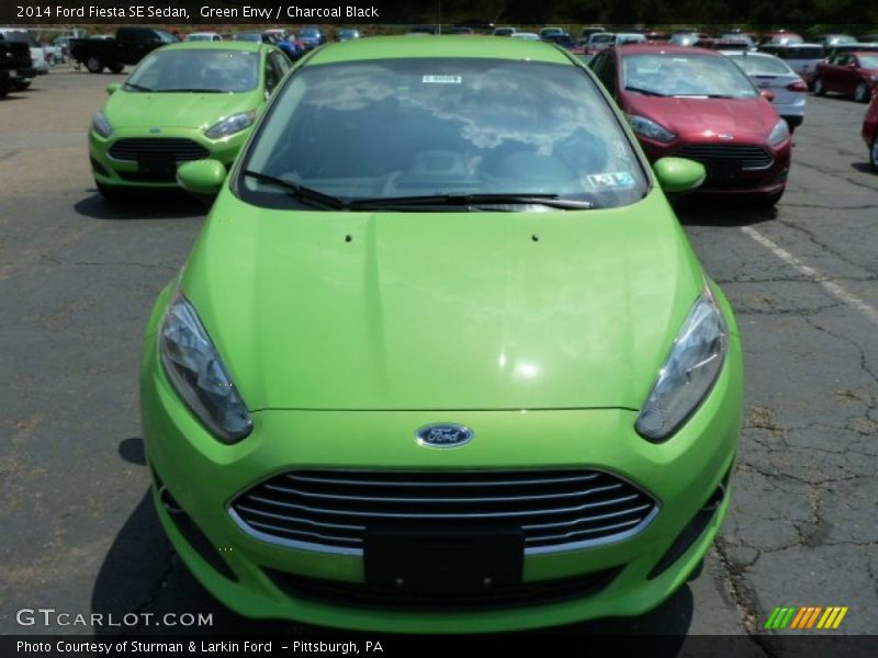  2014 Fiesta SE Sedan Green Envy