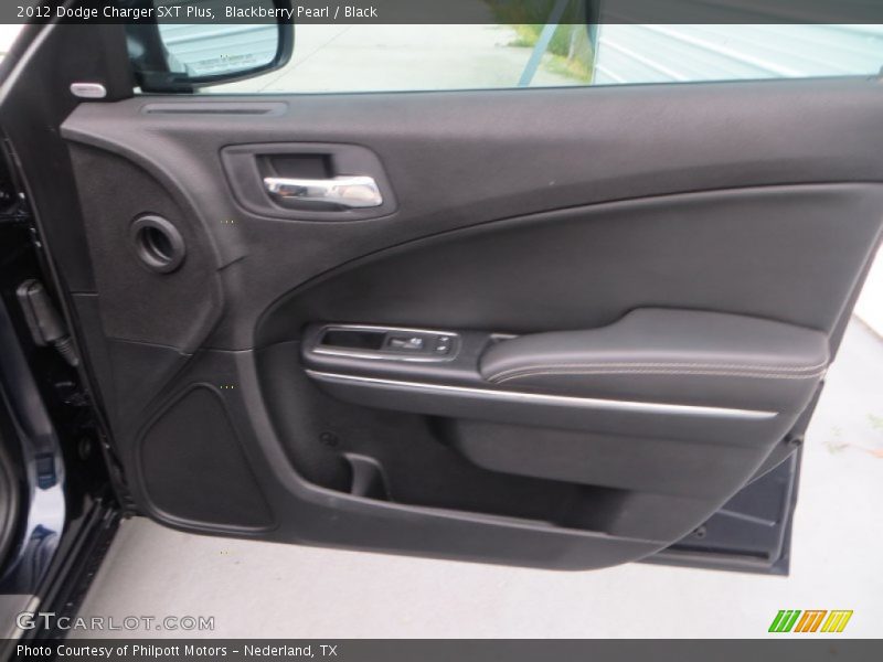 Blackberry Pearl / Black 2012 Dodge Charger SXT Plus