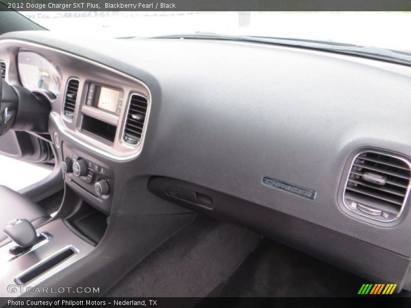 Blackberry Pearl / Black 2012 Dodge Charger SXT Plus