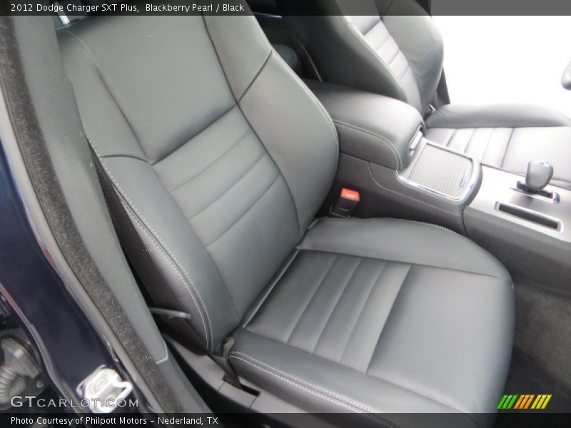 Blackberry Pearl / Black 2012 Dodge Charger SXT Plus