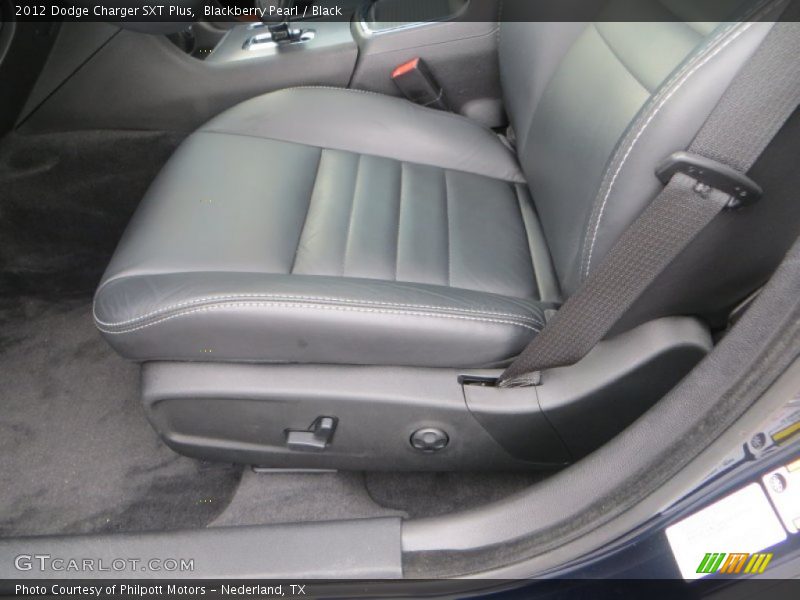 Blackberry Pearl / Black 2012 Dodge Charger SXT Plus