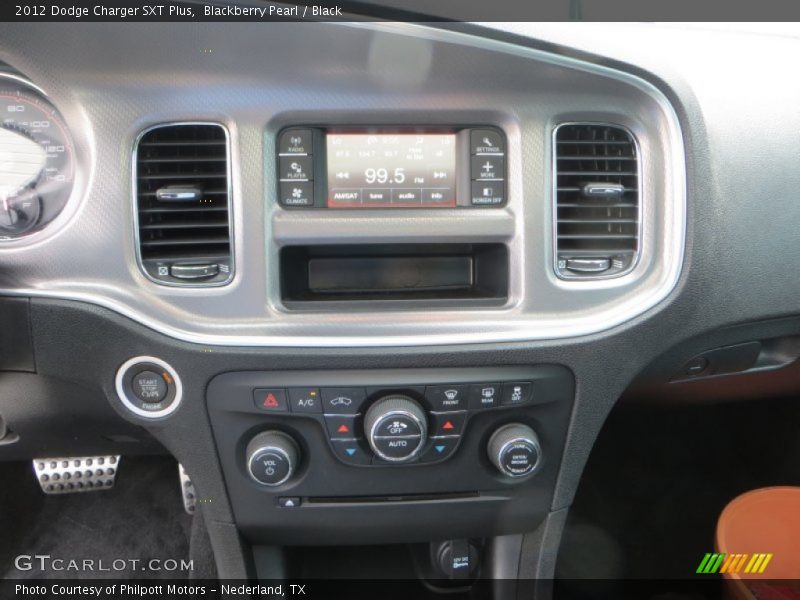 Blackberry Pearl / Black 2012 Dodge Charger SXT Plus
