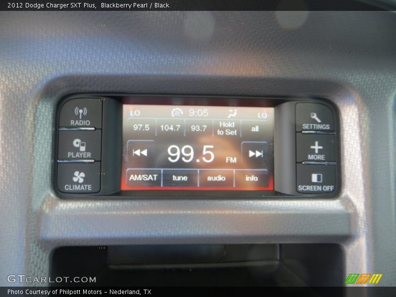Blackberry Pearl / Black 2012 Dodge Charger SXT Plus