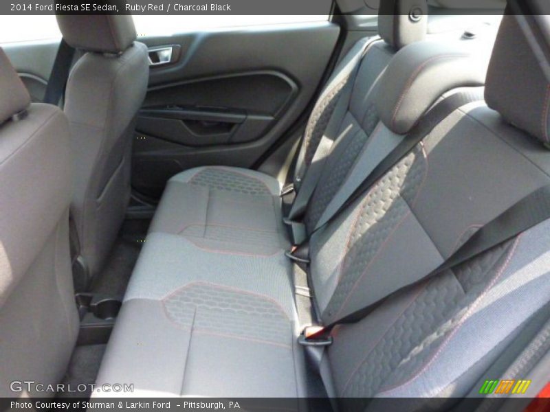 Ruby Red / Charcoal Black 2014 Ford Fiesta SE Sedan