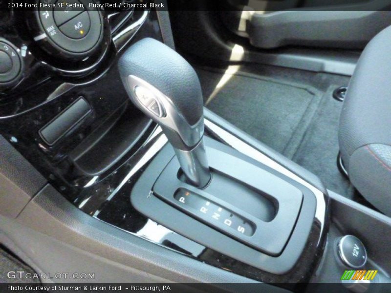 Ruby Red / Charcoal Black 2014 Ford Fiesta SE Sedan