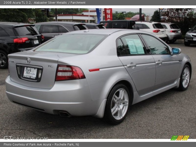 Alabaster Silver Metallic / Parchment 2008 Acura TL 3.2