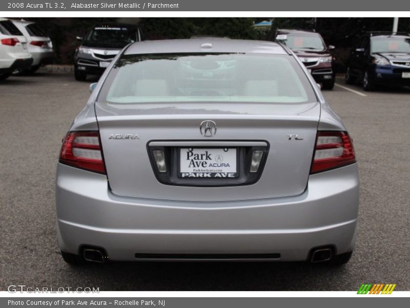 Alabaster Silver Metallic / Parchment 2008 Acura TL 3.2
