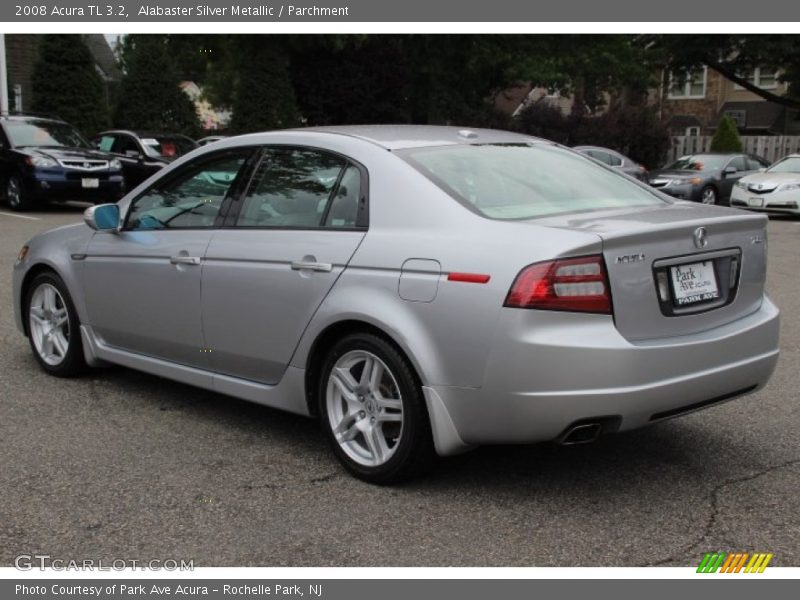 Alabaster Silver Metallic / Parchment 2008 Acura TL 3.2