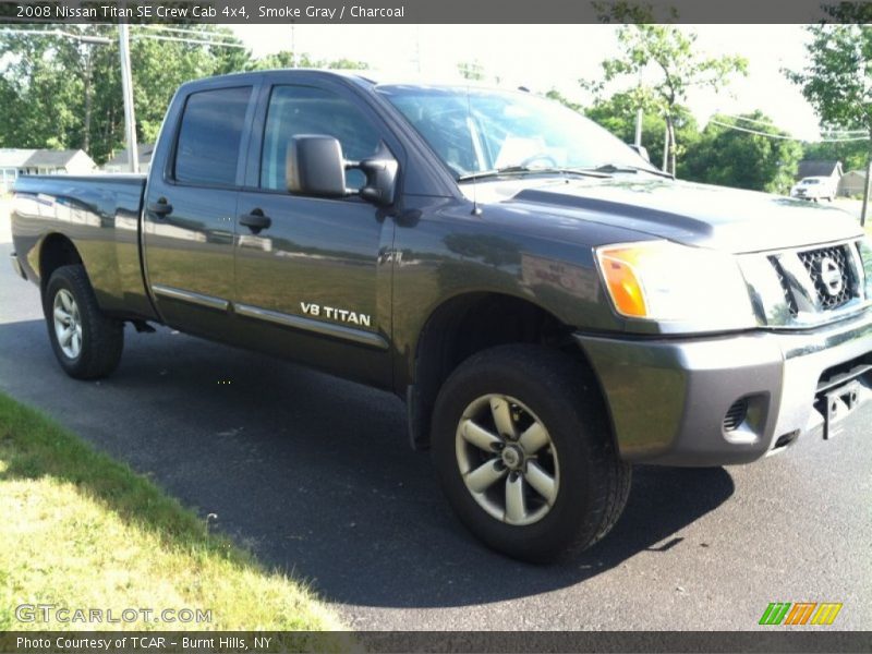 Smoke Gray / Charcoal 2008 Nissan Titan SE Crew Cab 4x4