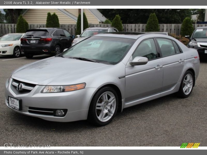 Alabaster Silver Metallic / Parchment 2008 Acura TL 3.2