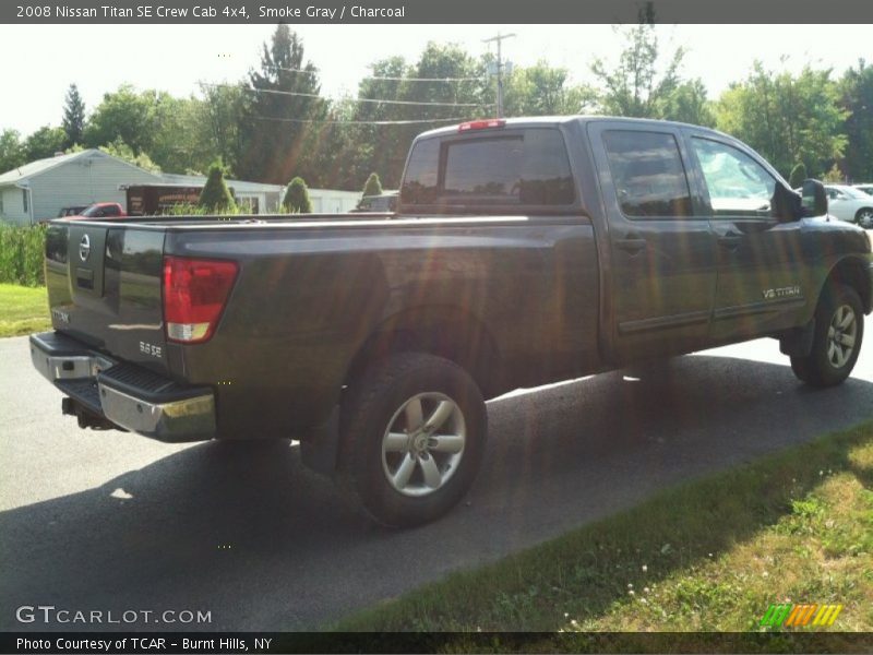 Smoke Gray / Charcoal 2008 Nissan Titan SE Crew Cab 4x4