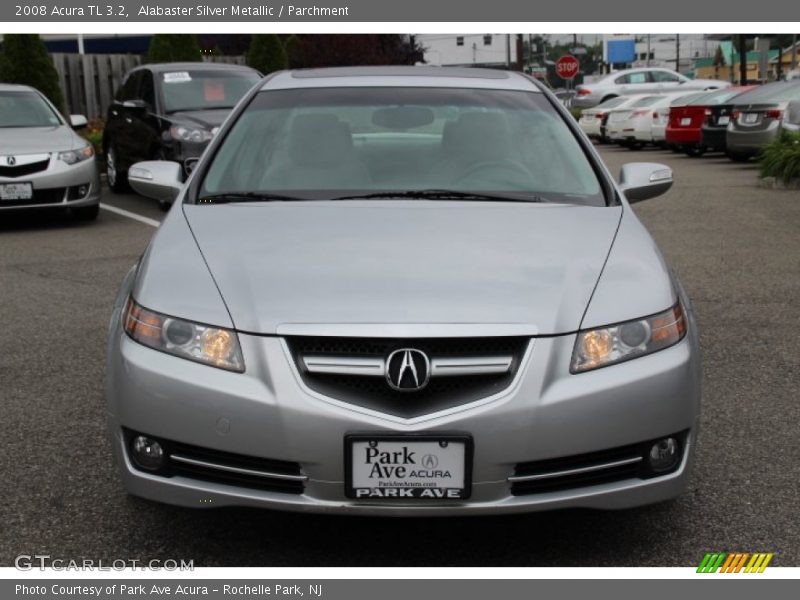 Alabaster Silver Metallic / Parchment 2008 Acura TL 3.2