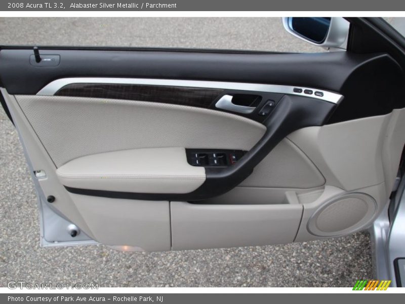 Alabaster Silver Metallic / Parchment 2008 Acura TL 3.2