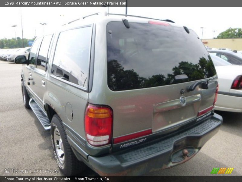 Spruce Green Metallic / Prairie Tan 1999 Mercury Mountaineer 4WD