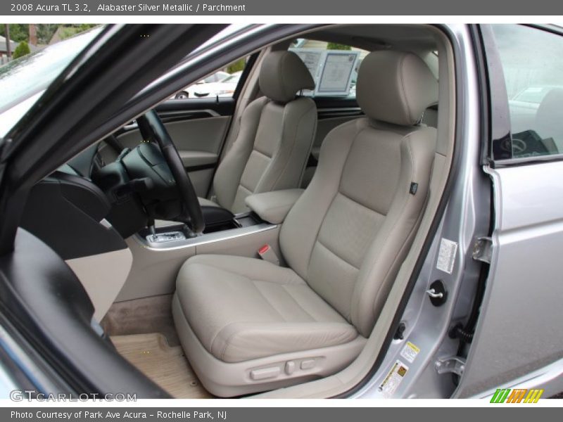 Alabaster Silver Metallic / Parchment 2008 Acura TL 3.2