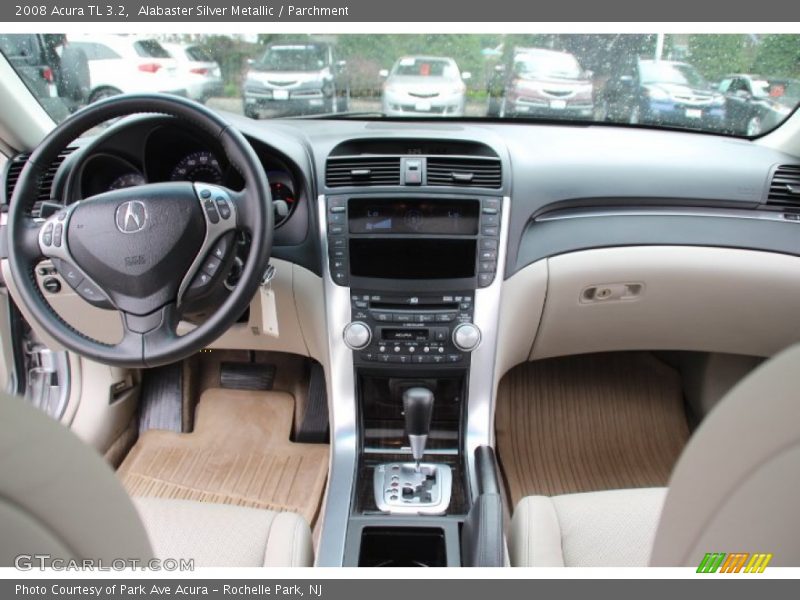 Alabaster Silver Metallic / Parchment 2008 Acura TL 3.2
