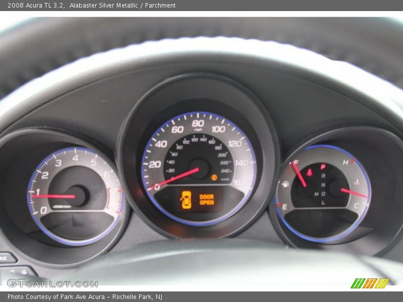 Alabaster Silver Metallic / Parchment 2008 Acura TL 3.2