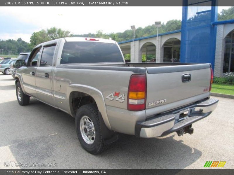 Pewter Metallic / Neutral 2002 GMC Sierra 1500 HD SLT Crew Cab 4x4