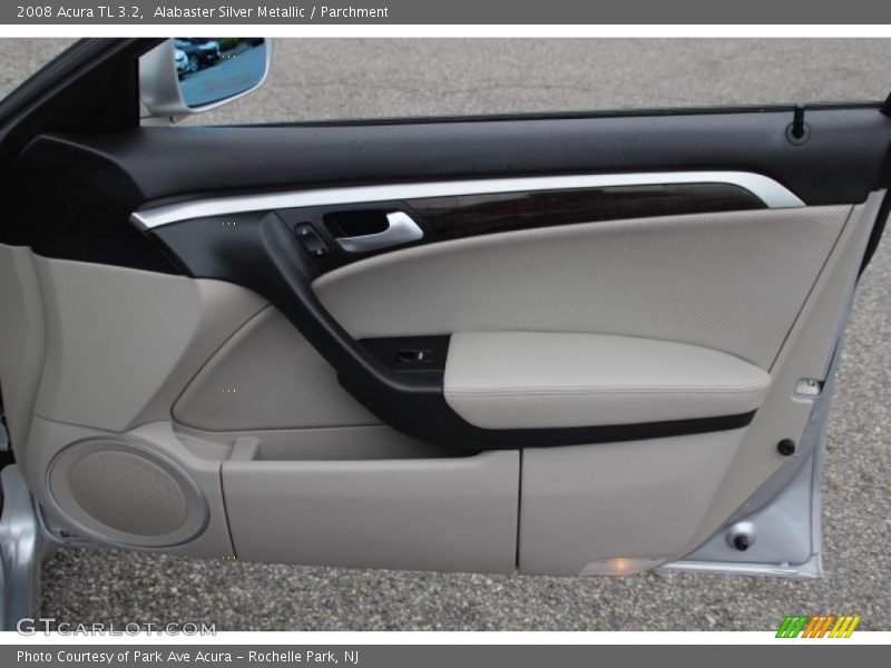 Alabaster Silver Metallic / Parchment 2008 Acura TL 3.2