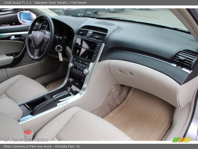 Alabaster Silver Metallic / Parchment 2008 Acura TL 3.2