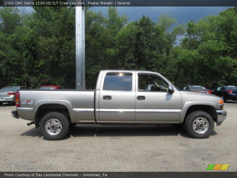  2002 Sierra 1500 HD SLT Crew Cab 4x4 Pewter Metallic