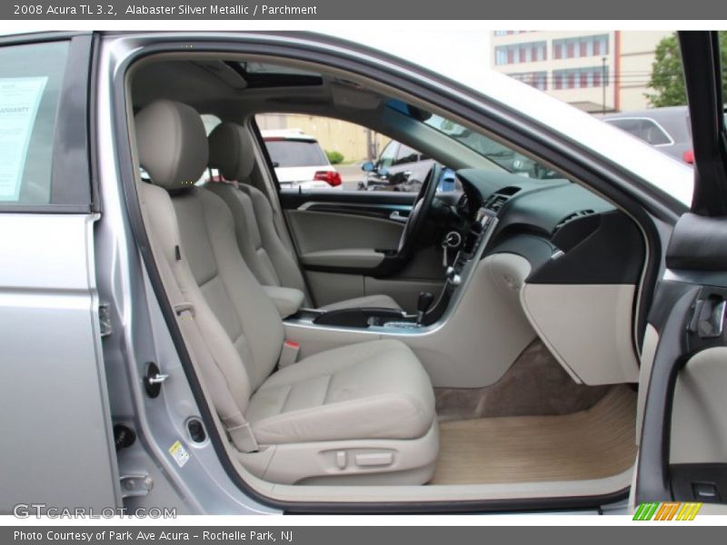 Alabaster Silver Metallic / Parchment 2008 Acura TL 3.2