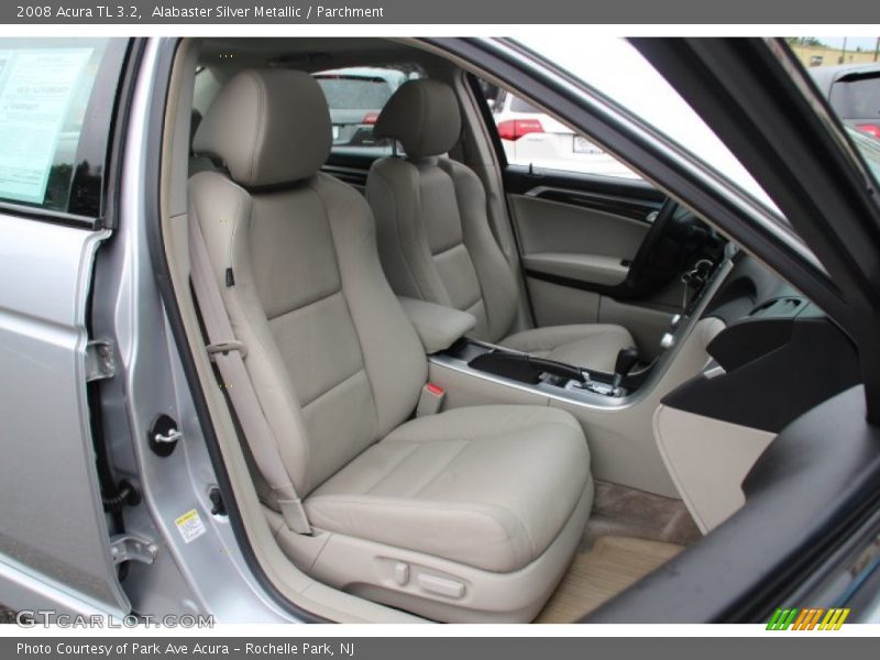 Alabaster Silver Metallic / Parchment 2008 Acura TL 3.2