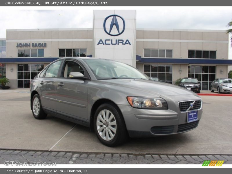 Flint Gray Metallic / Dark Beige/Quartz 2004 Volvo S40 2.4i