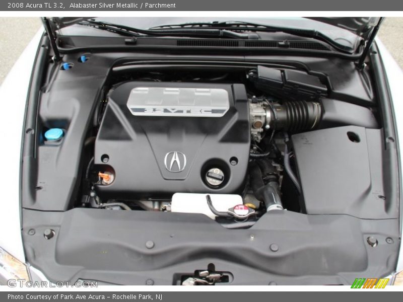Alabaster Silver Metallic / Parchment 2008 Acura TL 3.2