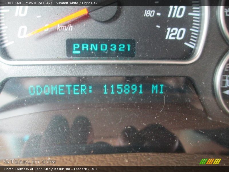 Summit White / Light Oak 2003 GMC Envoy XL SLT 4x4