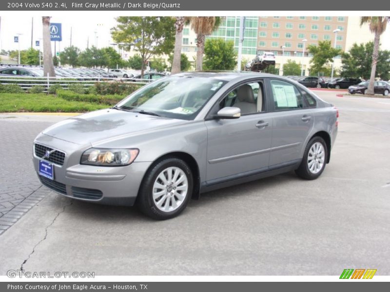 Flint Gray Metallic / Dark Beige/Quartz 2004 Volvo S40 2.4i