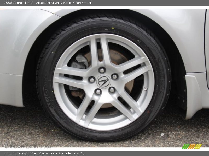 Alabaster Silver Metallic / Parchment 2008 Acura TL 3.2
