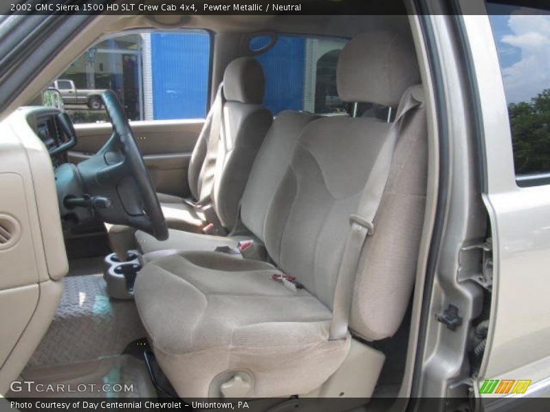 Front Seat of 2002 Sierra 1500 HD SLT Crew Cab 4x4