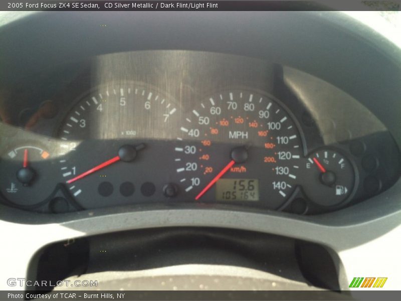 CD Silver Metallic / Dark Flint/Light Flint 2005 Ford Focus ZX4 SE Sedan