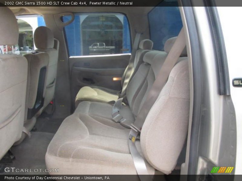 Rear Seat of 2002 Sierra 1500 HD SLT Crew Cab 4x4