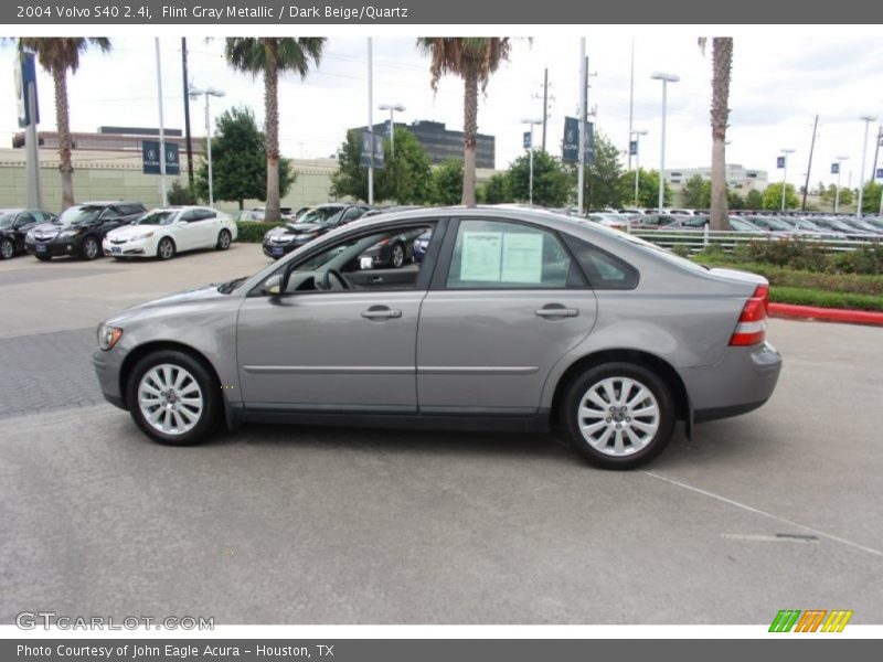 Flint Gray Metallic / Dark Beige/Quartz 2004 Volvo S40 2.4i