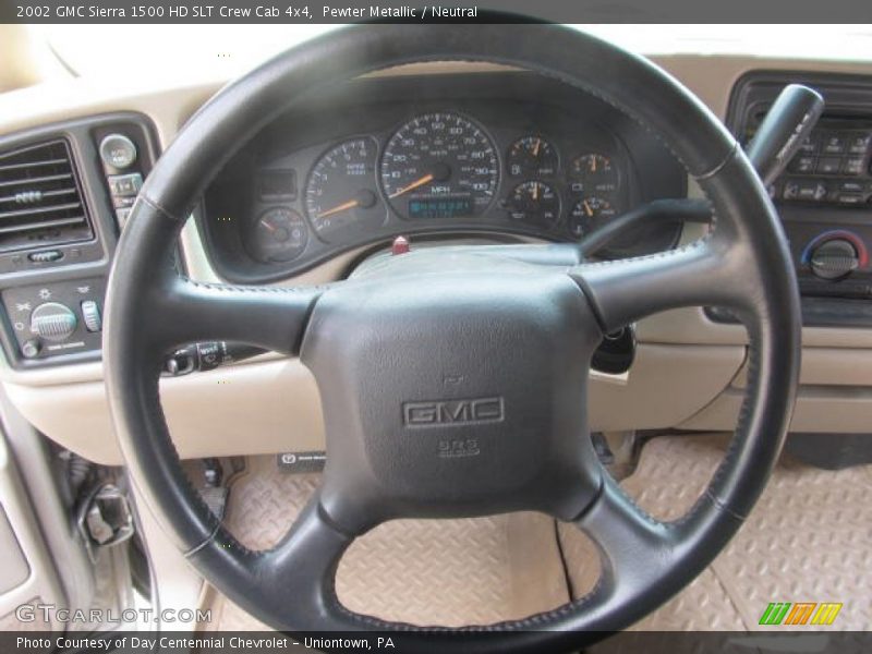  2002 Sierra 1500 HD SLT Crew Cab 4x4 Steering Wheel