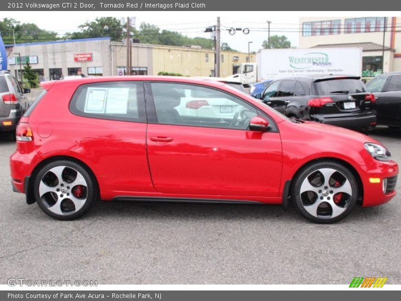 Tornado Red / Interlagos Plaid Cloth 2012 Volkswagen GTI 2 Door