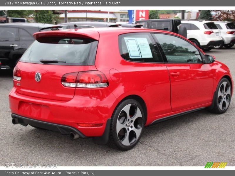 Tornado Red / Interlagos Plaid Cloth 2012 Volkswagen GTI 2 Door