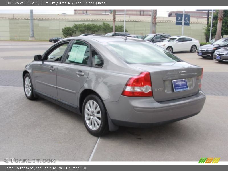 Flint Gray Metallic / Dark Beige/Quartz 2004 Volvo S40 2.4i