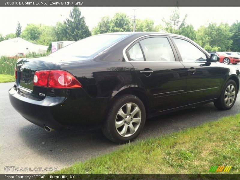 Ebony Black / Gray 2008 Kia Optima LX V6