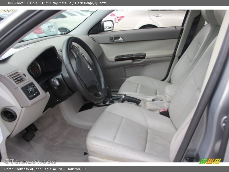 Flint Gray Metallic / Dark Beige/Quartz 2004 Volvo S40 2.4i
