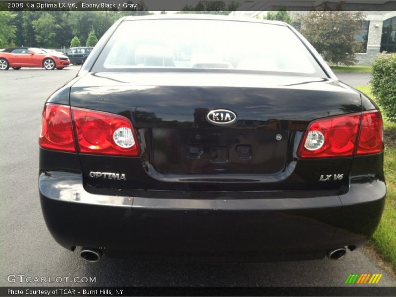 Ebony Black / Gray 2008 Kia Optima LX V6